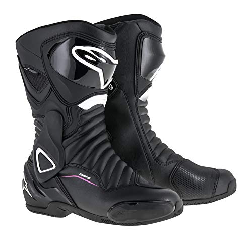 Alpinestars - Botas moto Stella Smx-6 V2 Drystar Negro Blanco Fucsia - 40