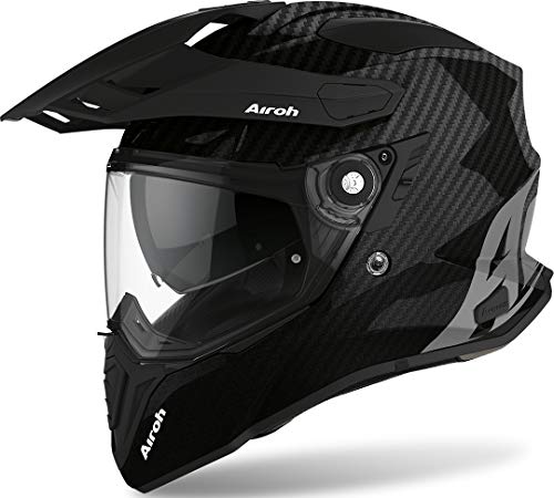 Airoh Commander Full Carbon Gloss Casco de Moto, Unisex Adulto, XS