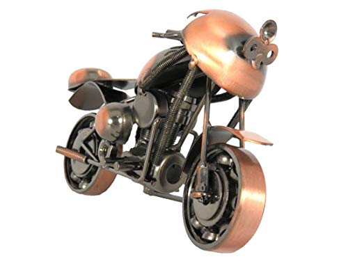 La Eisenhans B06-B1 Modelo Moto Racer Metal Motocicleta Sammlerstück handgefertigt hierro escultura 17,0 cm x 6,0 cm x 11,0 cm