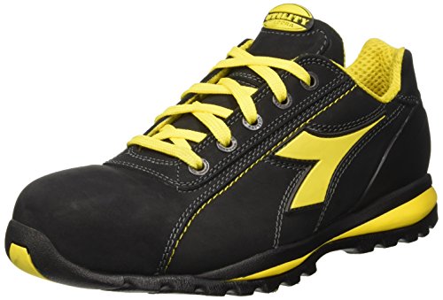 Utility Diadora GLOVE LOW S3 HRO SRA, zapatos de trabajo Unisex Adulto, NEGRO, 42 EU