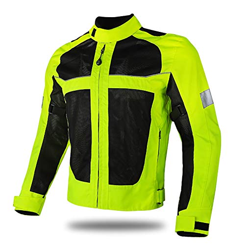 Chaqueta Moto Hombre con Armadura Motocicleta Cordura CertificacióN CE Chaqueta Reflectante Chaqueta Reflectante Traje de Moto para Hombre A,XL