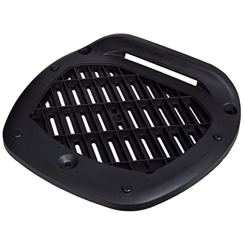 Maleta para Moto para 2 Cascos, Capacidad 72 L Sistema de Liberación Rápida Negro Soporte de Almacenamiento para Casco para Ciclista para Viajar para Montar