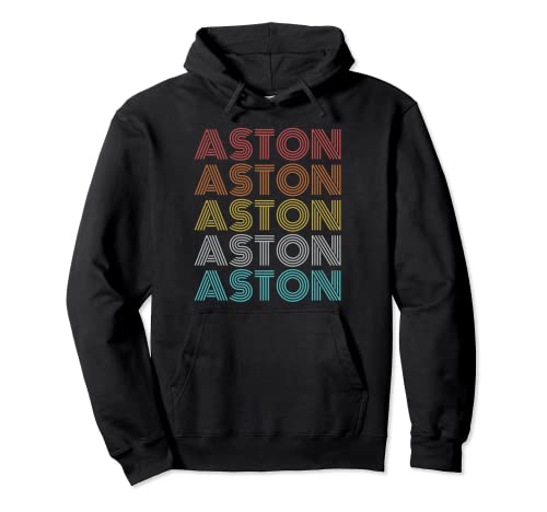 Aston vintage retro Sudadera con Capucha