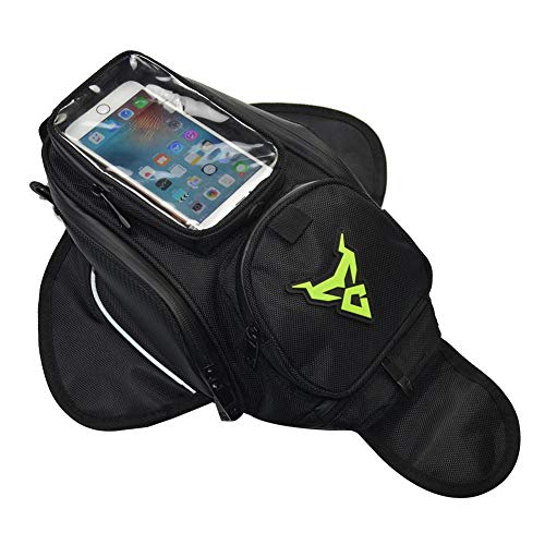 Seasaleshop Bolsa de depósito de Moto, Pantalla táctil de Marco Frontal calcetín para iPhone Impermeable Bolsa, Bolsa magnético Universal para Honda Yamaha Suzuki Kawasaki Harley