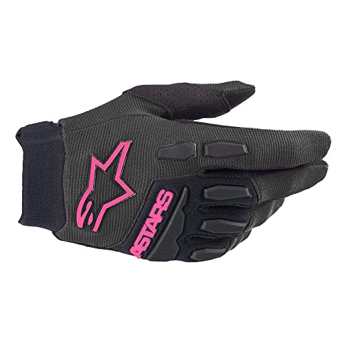 Alpinestars Guantes Stella Freeride, Mujeres, Negro/Rosa Diva, L