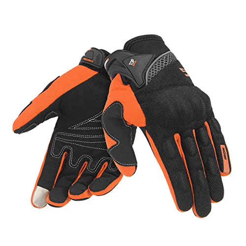 ZLKZZQ Guantes de Moto de Verano Moto Luva Motocross Guantes de Carreras Transpirables Moto Bicicleta Ciclismo Guante de equitación Hombres Mujeres  -AB129-M