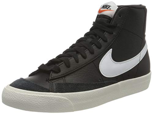 NIKE Blazer Mid '77 VNTG, Zapatos de Baloncesto Hombre, Negro (Black/White/Sail/Team Orange), 42.5 EU