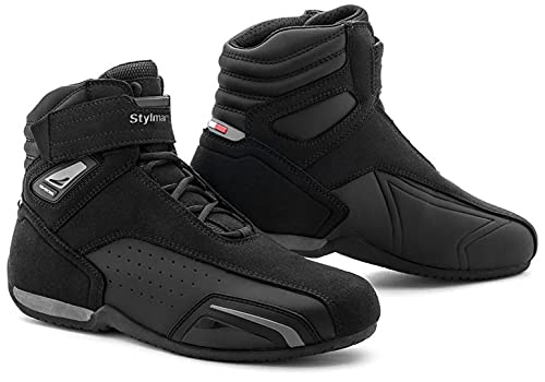 Stylmartin Vector Air Zapatos de moto (Black,43)