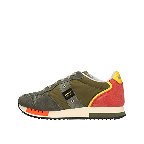 Blauer S0QUEENS01 Sneakers Hombre Verde obscuro 43