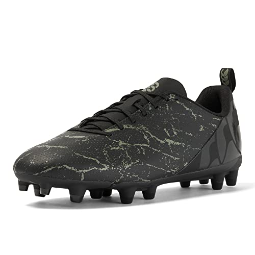 Canterbury Speed Team Suelo Firme, Botas de Rugby Unisex Adulto, Negro Gravity Gris, 42.5 EU