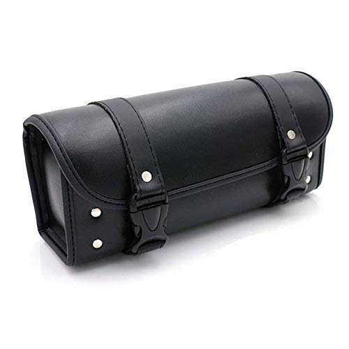 Bolsas de moto, Bolsa de herramientas de cuero de PU Alforja - Negro