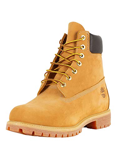 Timberland 6 Inch Premium Waterproof, Botas Chukka Hombre, Amarillo Wheat Nubuck, 42 EU