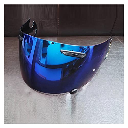 HONNR Escudo de Viseras de Motocicleta, Compatible con A-RAI RR5 RX7-GP Cuántico St RX-q Chaser-V Corsair-V AXTES 2 Modelo Modelo MOTORCO Casco Motor Motor Accesorios Piezas (Color : BLU)