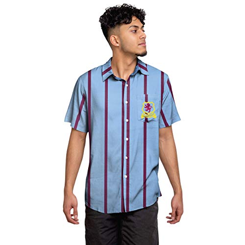 FOCO Camiseta de manga corta para verano de la Premier League One Retro, Aston Villa, M