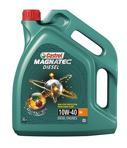 Castrol MAGNATEC Diesel Aceite de Motores 10W-40 B4 5L (Sello inglés)