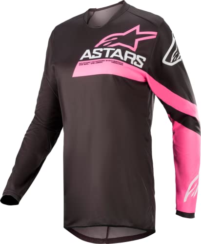 Alpinestars Stella Fluid Chaser Jersey Negro/Rosa Fluo Xl (3782422-1390-XL)