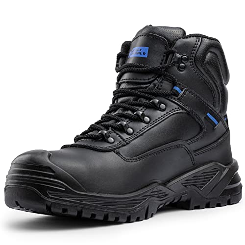 BLACK HAMMER Botas de Trabajo para Hombre - Bota con Protección Antideslizante para la Seguridad en el Trabajo 6600 (42 EU)