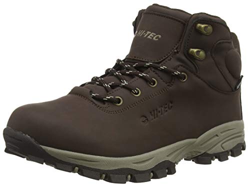 Hi-Tec Romper Waterproof Junior, Botas de Senderismo Unisex Adulto, Marrón (Dark Brown 42), 44 EU