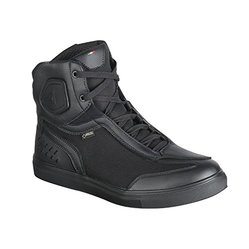 Dainese Street Darker Gore-Tex Shoes Zapatos Moto Impermeables, Negro, 39 EU