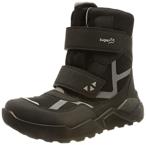 Superfit Rocket Spirit Gore-Tex Botas con Forro Cálido, Botas de nieve Niños, Negro/Gris Claro 0010, 31 EU Ancho