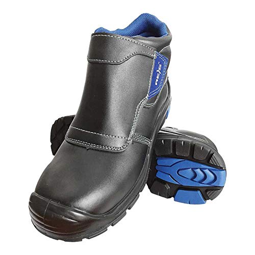 REIS BCH-DREZNO-S3_43 Composite Power - Zapatos de Seguridad para Soldador, Color Negro y Azul, Talla 43, 43 EU