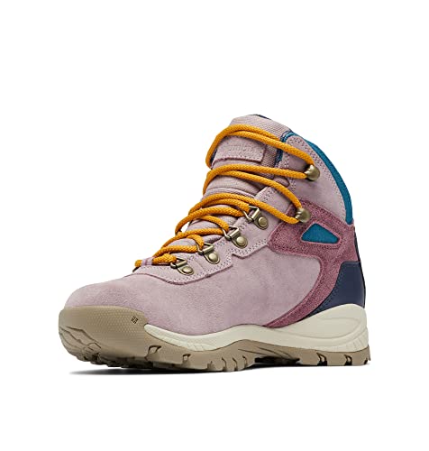 Columbia Newton Ridge Plus Waterproof Amped Desert Night Botas Montaña De Senderismo Y Trekking impermeables para Mujer, Morado (Sparrow x Nocturnal), 39 EU