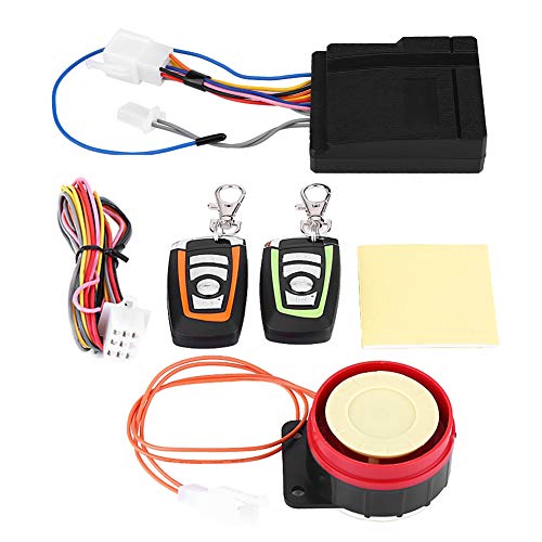 Sistema de alarma para motocicleta, alarma inalámbrica para bicicleta con control remoto, resistente al agua, volumen alto, sistema de alarma de seguridad antirrobo para motocicleta, control remoto