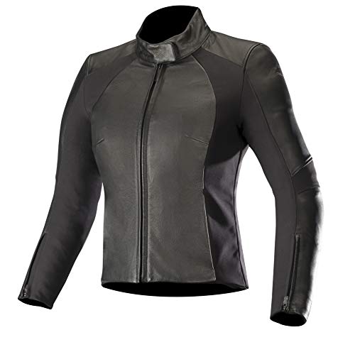 Alpinestars Chaqueta moto Vika V2 Womens Leather Jacket Black, Negro, 38