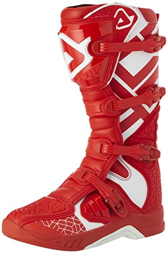 ACERBIS Botas X-TEAM rojo/blanco talla 43