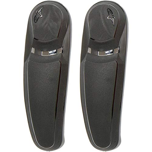 Alpinestars Replacement Toe Slider Set - SMX Plus (WHITE/BLACK)