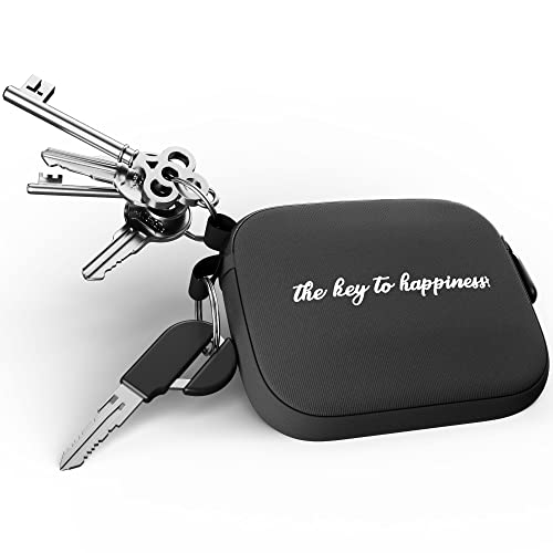 Llavero Moto con 1 Anilla Exterior y 2 Interiores, Accesorios Moto, Accesorios para Moto, Llavero Coche, Llavero para Moto The Key TO Happiness (Cartera Llaves The Key TO Happiness)