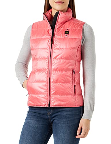 Blauer Chaleco Acolchado de Pluma, 546 Bubblegum, XS para Mujer