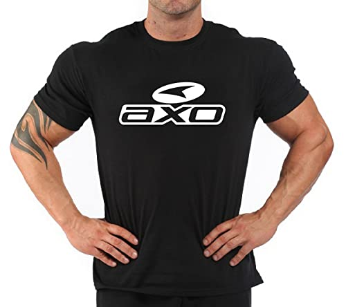 White Yellow Black Red Mens Women T Tshirts Camisetas y Tops 100% Cotton Auto Moto' AXO '(Large)