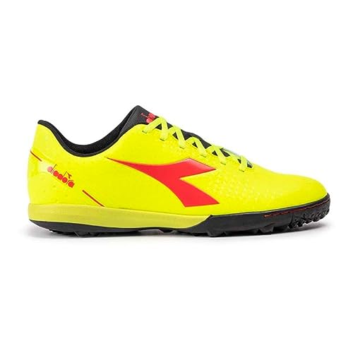 Diadora PICHICHI 5 TFR, Bota Fútbol Césped Artificial para Hombre Amarillo/Rojo (Numeric_41)