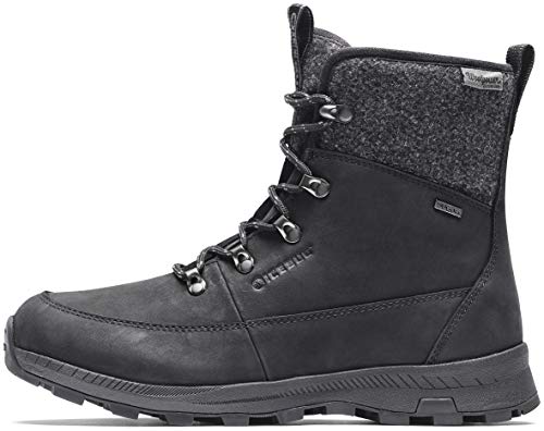 Icebug - Botas de invierno para mujer Adak Michelin WIC Woolpower, negro (Negro / Gris), 38 EU