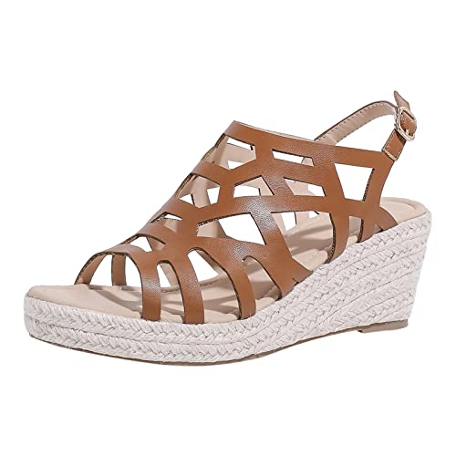 Sandalias de mujer, moda de verano, nuevo patrón, forma Irregular, punta abierta, suela gruesa, cuña, cómodos, antideslizantes, zapatos de tamaño Sandalias Mujer