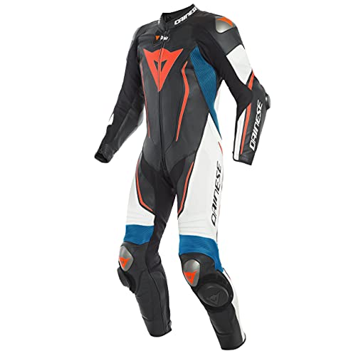 Dainese Misano 2 D-Air - Traje de cuero combinado (1 pieza, con airbag, 50)