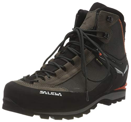 Salewa MS Crow Gore-TEX, Botas de Senderismo, Hombre, Marrón (Wallnut/Fluo Orange), 43 EU