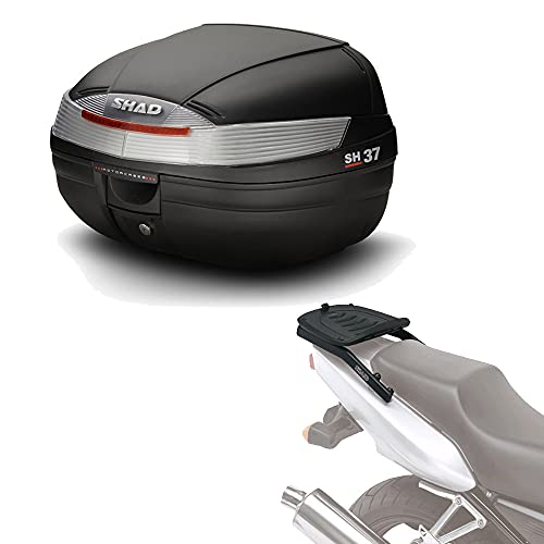 Sh37he51 - Kit fijacion y Maleta baul Trasero sh37 Compatible con Yamaha Tracer 700 2016-2017