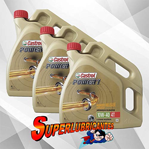 Mundocoche Castrol Power 1 4T 10W40 3x4L(12Litros)