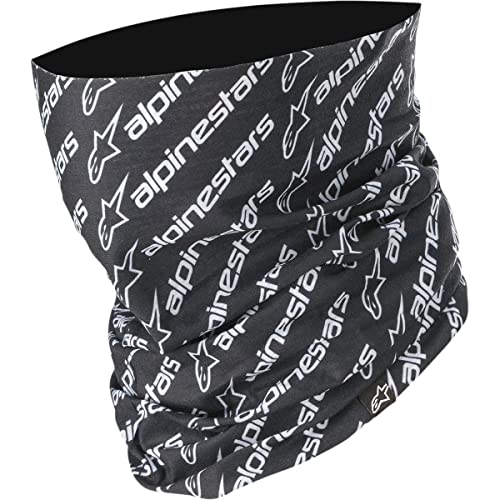 Alpinestars LINEAR - Bufanda de color negro/blanco, talla OS