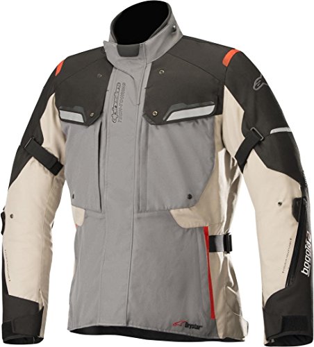 Alpinestars Chaqueta moto Bogota V2 Drystar Jacket Dark Gray Sand Black, Gris/Negro/Arena, S