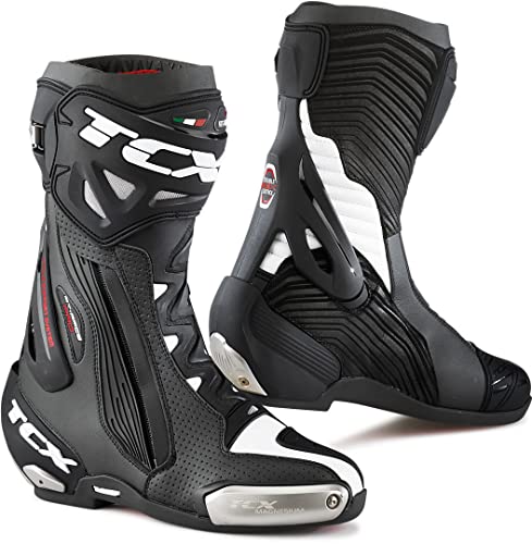 TCX Rt-race Pro Air-Stivale Moto de Hombre, Multicolor Negro 40 EU