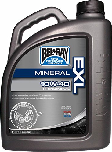 BEL RAY - 35950 : Garrafa 4 L Aceite Bel-Ray Motor 4T Exl Mineral 10W-40