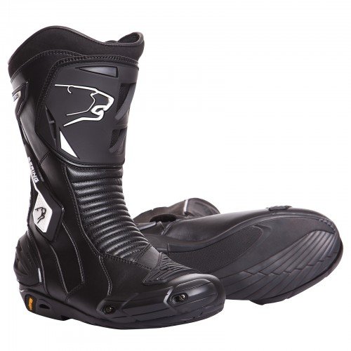 Bering - Botas de Moto X-Race-R, Color Negro, Talla 40