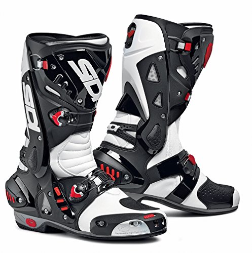 Sidi Sidi Vortice Botas para Motocicleta, Blanco/Negro, 47