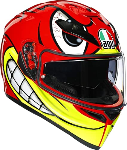 AGV K3SV Casco Integral, Adultos Unisex, Rojo, X-Small