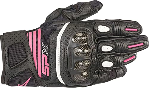 Alpinestars Stella SP X Air Carbon V2 Gloves Black Fucsia, Negro/Fucsia, M