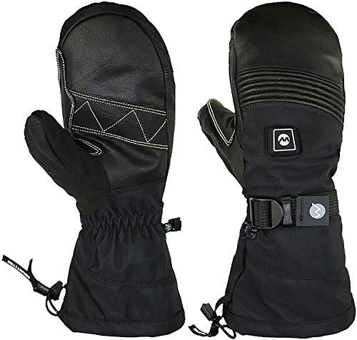 Guantes Calefactables Moto Guantes 7.4V 2200MAH manoplas, guantes de calefacción eléctrica de la batería recargable climatizada de esquí for mujeres de los hombres de invierno deportes al aire libre