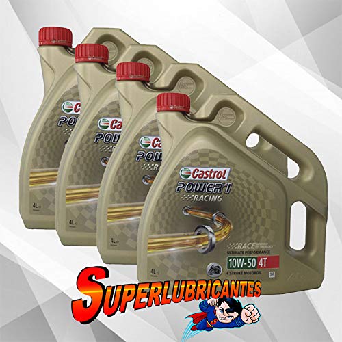 Mundocoche Castrol Power 1 Racing 4T 10W40 4x4L(16Litros)